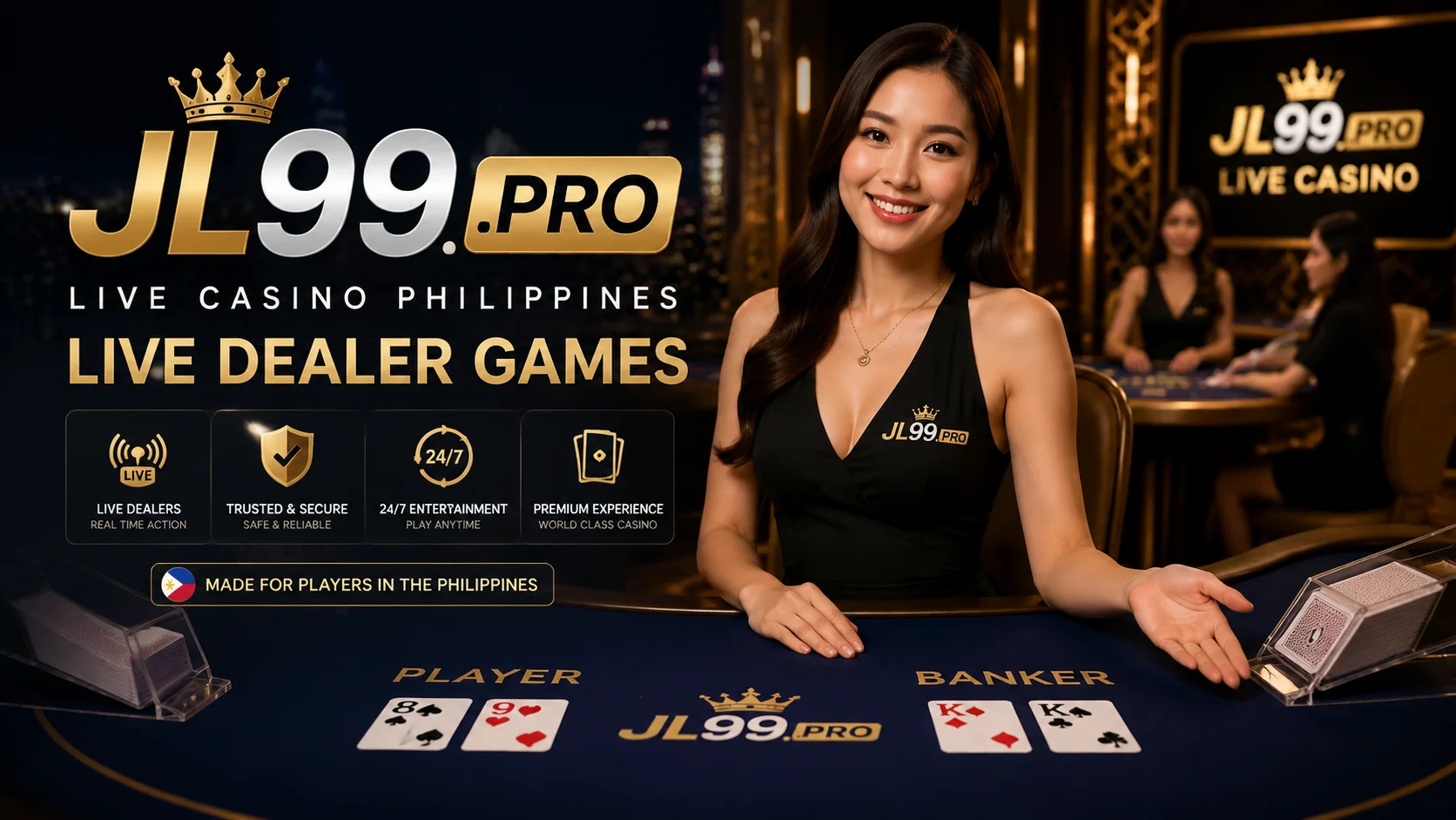 Live Casino Philippines | jl99.pro Live Dealer Games 12 jl99.pro live casino mobile banner
